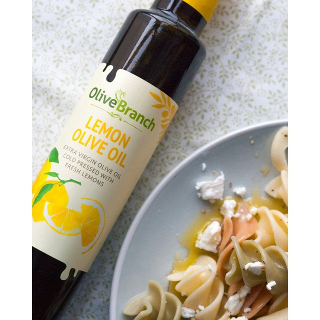 Olive Branch lemon extra virgin olive oil 250ml, imported from the UK