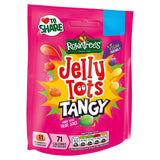 Rowntree's Jelly Tots Tangy chewy sweets 140g, imported from the UK