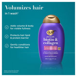 OGX Thick & Full Biotin & Collagen Conditioner 385ml, imported from the UK
