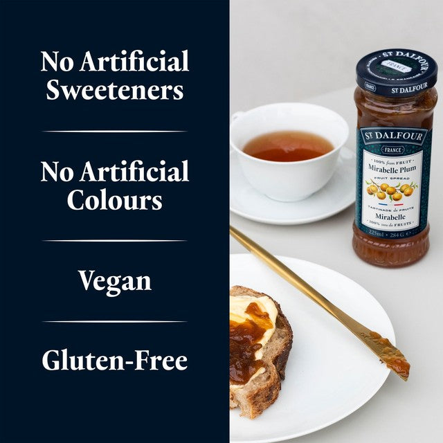 St Dalfour Mirabelle plum fruit spread 284g (British brand)