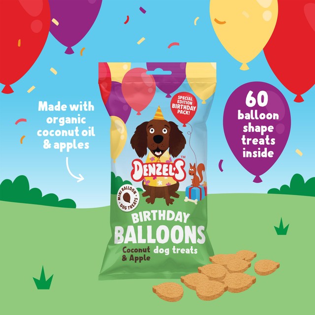 Denzel's birthday dog treats gift box 110g - British product