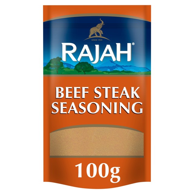 Rajah beef steak seasoning powder 100g, imported from the UK
