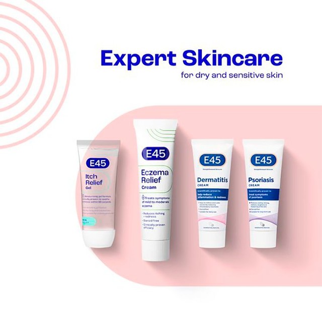 E45 Eczema Relief Cream Repair Skin Barrier 60ml - British product