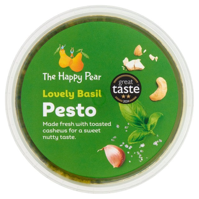 The Happy Pear Lovely Basil Pesto sauce 135g (British brand)