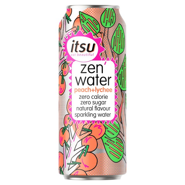 Itsu Peach & Lychee Zen Water 330ml, UK version