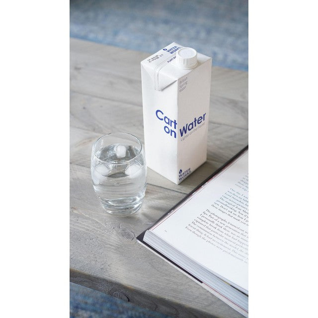 Kartonwasser, alkalisches Quellwasser im Papierkarton, 12 x 1 l – Britisches Produkt