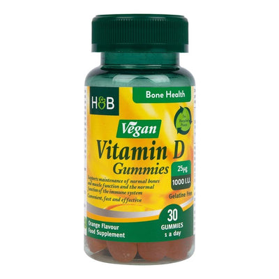 M&S Holland & Barrett Vitamin D 1000 I.U Vegan Gummies Orange Flavour Dietary Supplement- Buy online at McGrocer