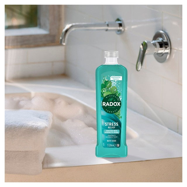 Radox bath soak with rosemary and eucalyptus 1L, imported from the UK