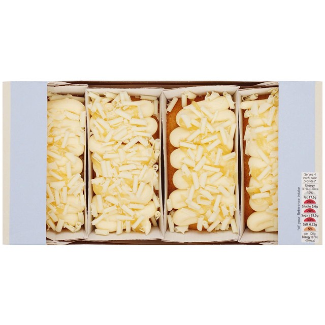 M&S lemon mini loaf cakes 302g, imported from the UK