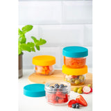 Kilner glass snack pots 125ml, UK version