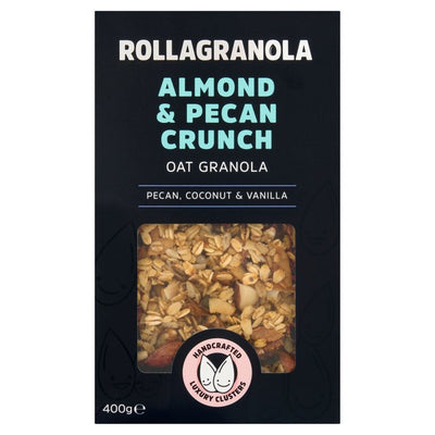 M&S Rollagranola Almond Pecan Crunch Oat Granola 400g- Buy online at McGrocer
