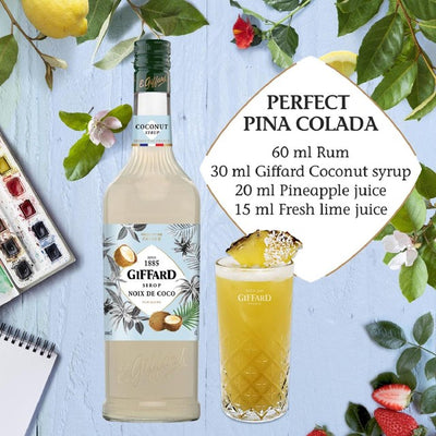 Sirop de Noix de Coco Giffard Sirop à Cocktail 1L