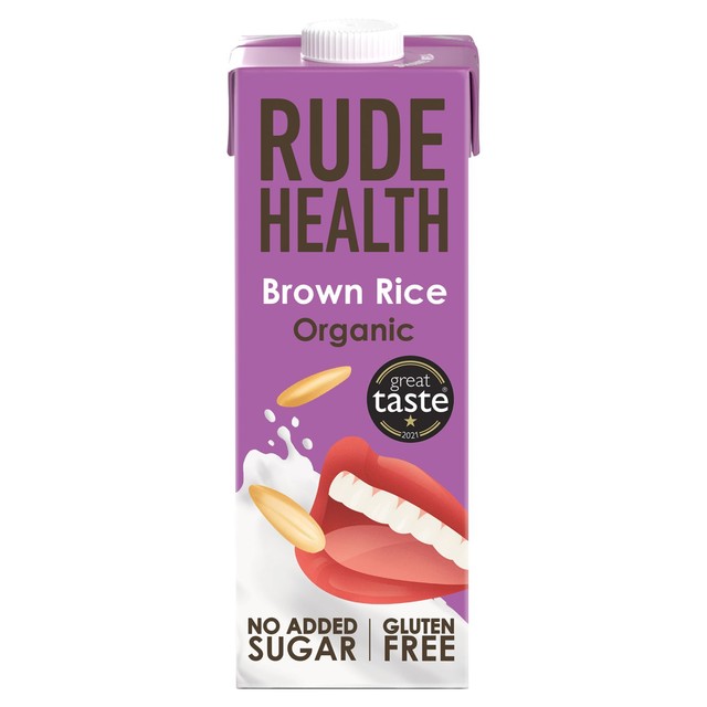 Rude Health organic brown rice drink 1L, imported from the UK