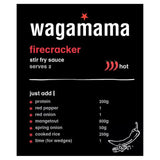 Wagamama Firecracker stir fry sauce sweet spicy 120g (British brand)