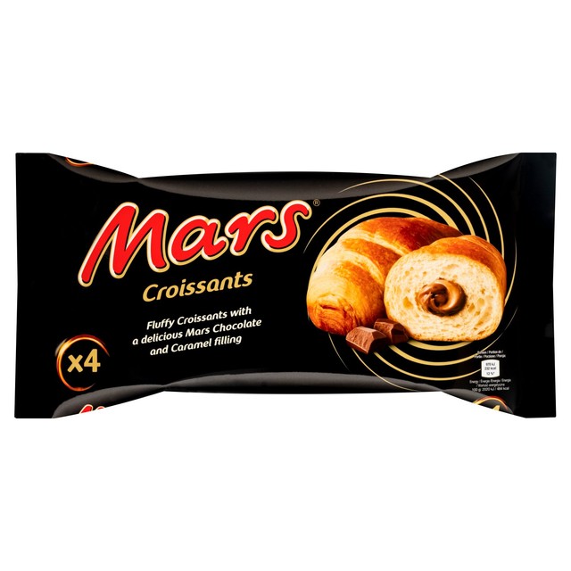 Mars chocolate and caramel croissants 192g, imported from the UK