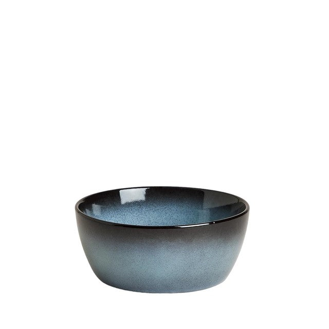 M&S Amberley Reactive cereal bowl in Navy, imported from the UK