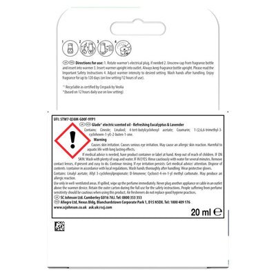 Glade Plug In Raumduft Eukalyptus Lavendel 20ml Nachfüller