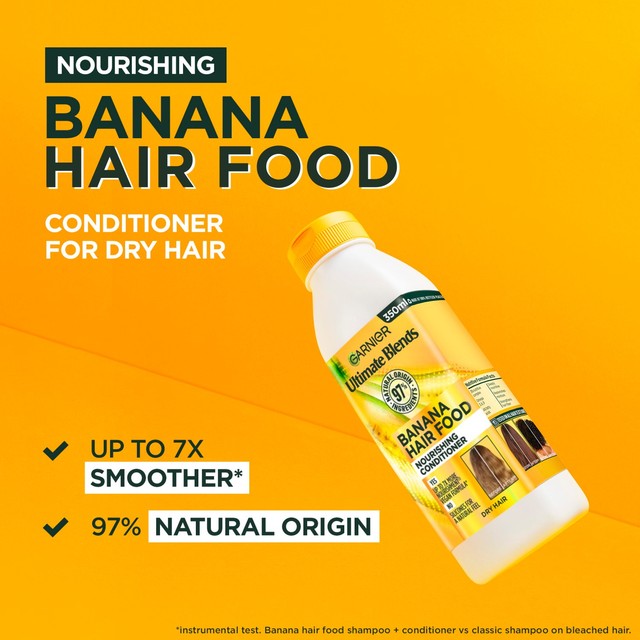 Garnier banana conditioner dry hair 350ml, UK version