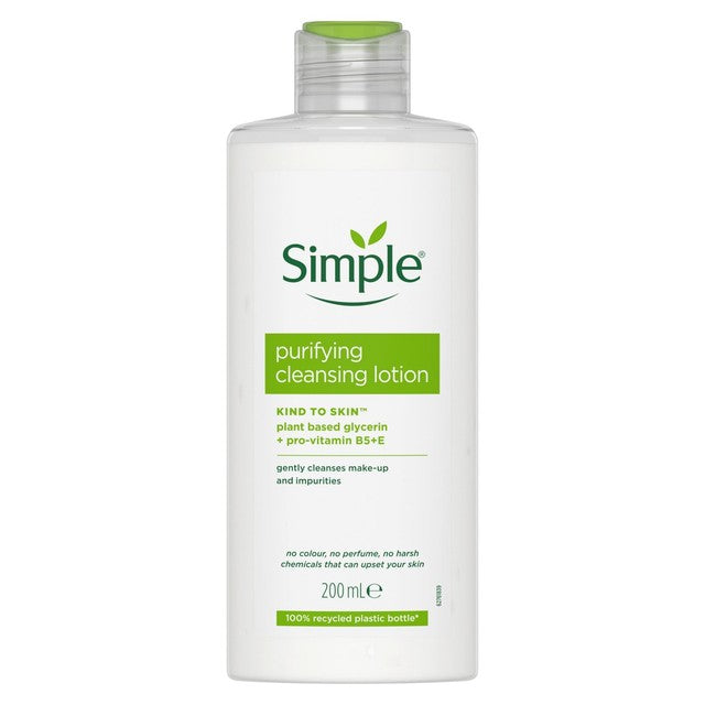 Simple Kind To Skin Purifying Cleansing Lotion 200ml (British brand)