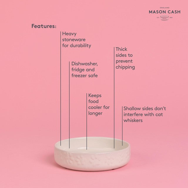 Mason Cash cream cat saucer 13cm, imported from the UK