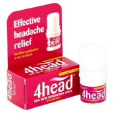 4head headache relief stick 3.6g, UK version