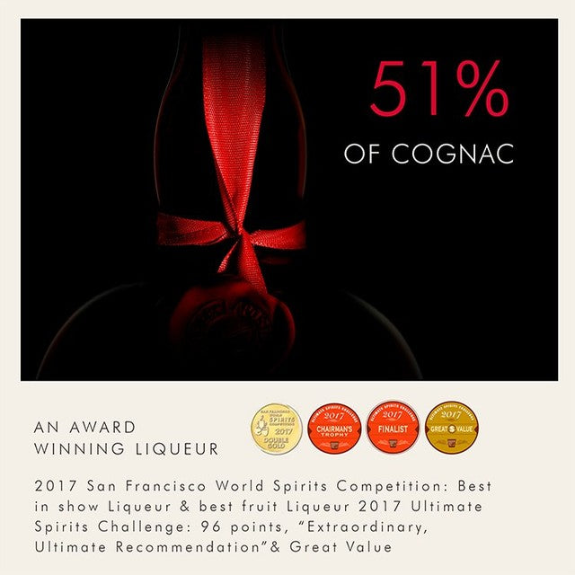 Grand Marnier Cordon Rouge cognac and orange liqueur 50cl, UK version