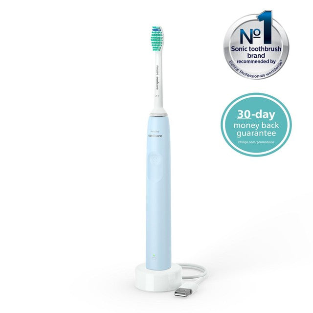 Philips Sonicare Series 2100 Light Blue electric toothbrush, imported from the UK