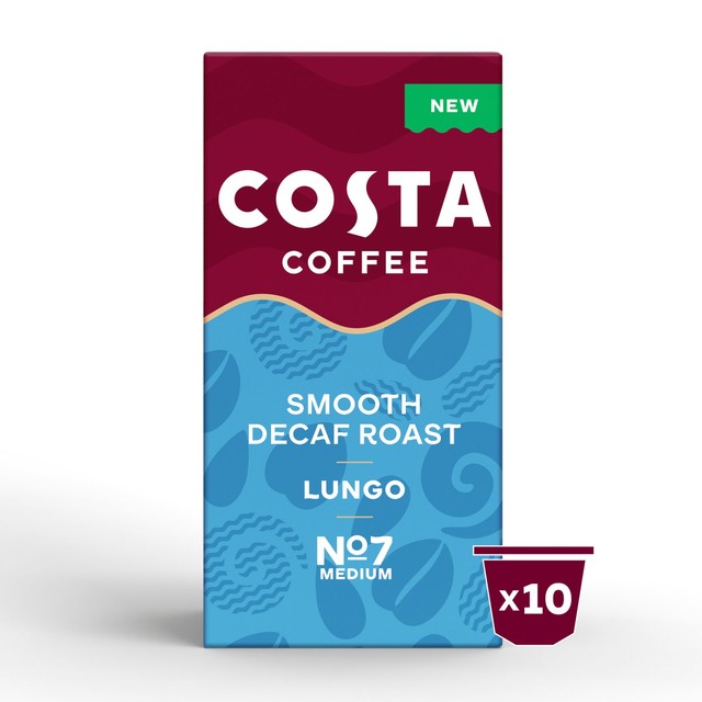 Costa decaffeinated coffee pods 10 pack - British product