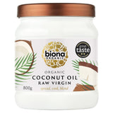 Biona organic raw virgin coconut oil 800ml - British product