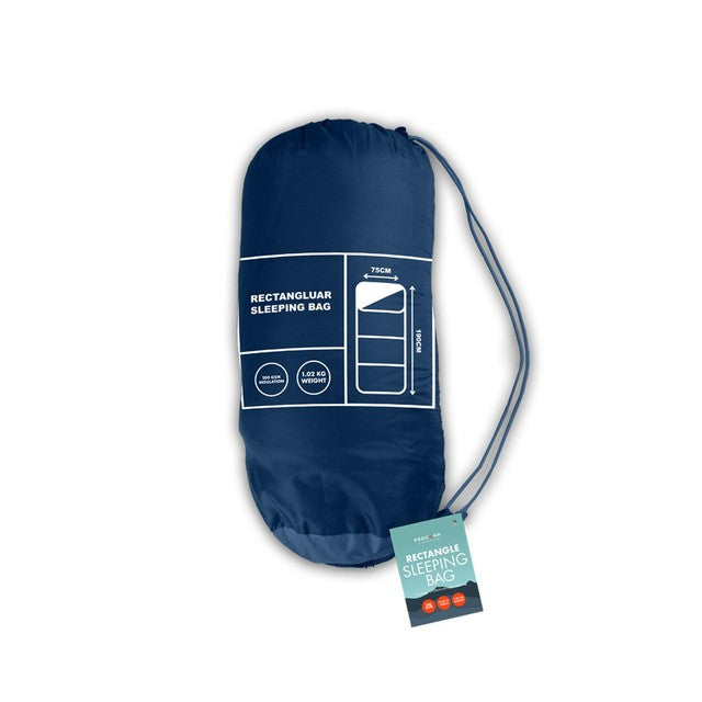 Gem Imports rectangular sleeping bag recycled polyester colours, imported from the UK