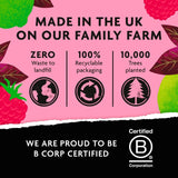 Belvoir Farm Raspberry Margarita Mocktail, imported from the UK