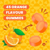 Haliborange adult high strength immune support orange gummies 45 pack, UK version