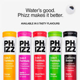 Phizz Orange Effervescent Tablets 20 Pack, imported from the UK