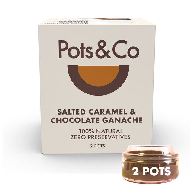 Pots & Co salted caramel chocolate ganache twin pack, UK version