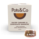 Pots & Co salted caramel chocolate ganache twin pack, UK version