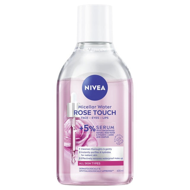 Nivea Rose Care micellar water 400ml, imported from the UK