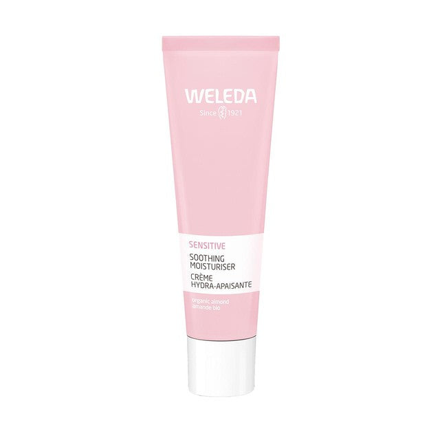 Weleda Sensitive Soothing Face Moisturiser with Organic Almond 30ml (British brand)
