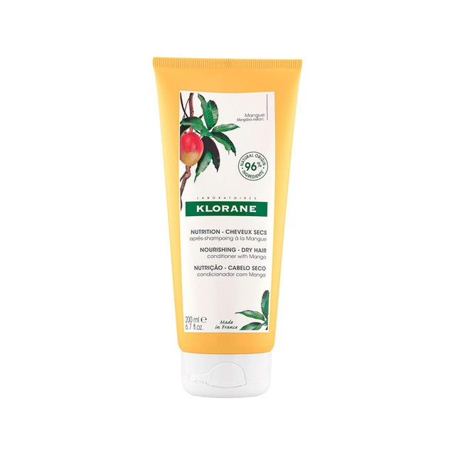 Klorane Mango Nourishing Conditioner 200ml, imported from the UK