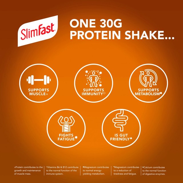 SlimFast salted caramel protein shake multipack 4 x 325ml (British brand)