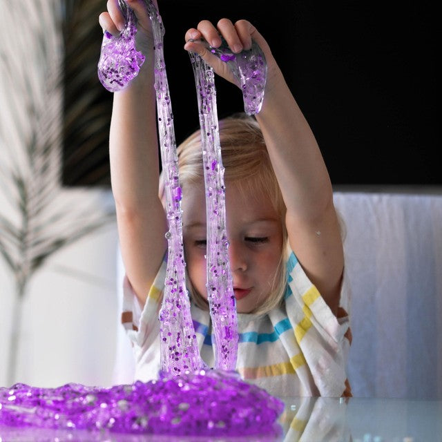 Hoot rainbow slime tub with foam ball mixers, UK version
