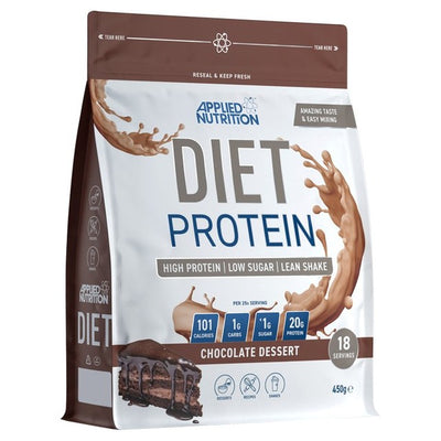 M&S Applied Nutrition Diet Whey Protein Powder Chocolate Dessert 450g- Buy online at McGrocer