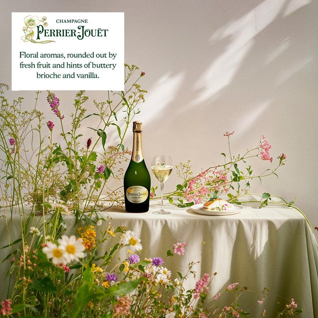 Perrier Jouet Grand Brut NV Champagne 75cl, imported from the UK