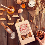 Sapori almond cantuccini toscani biscuits 175g (British brand)