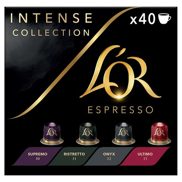 L'OR Intense Assortment coffee capsules 40 pods, UK version