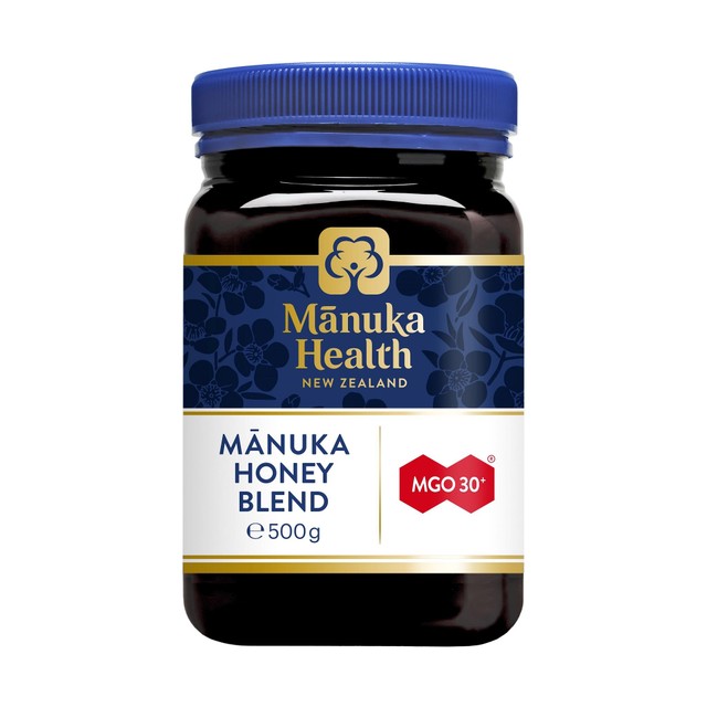 Manuka Health MGO 30+ Manuka Honey Blend 500g, imported from the UK