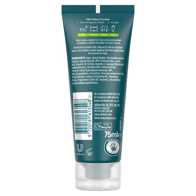 Sure Active Fresh deodorant cream 75ml (British brand)