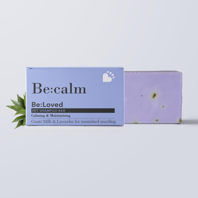 Be Loved Be Calm dog shampoo bar 110g, imported from the UK
