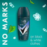 Sure men's antiperspirant deodorant roll on invisible ice fresh 50ml (British brand)