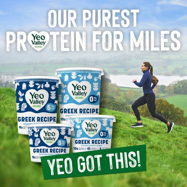 Yeo Valley Strained Natural Yogurt Greek Recipe 450g (British brand)