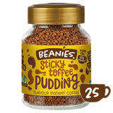 Beanies Sticky Toffee Pudding instant coffee 50g jar - British product